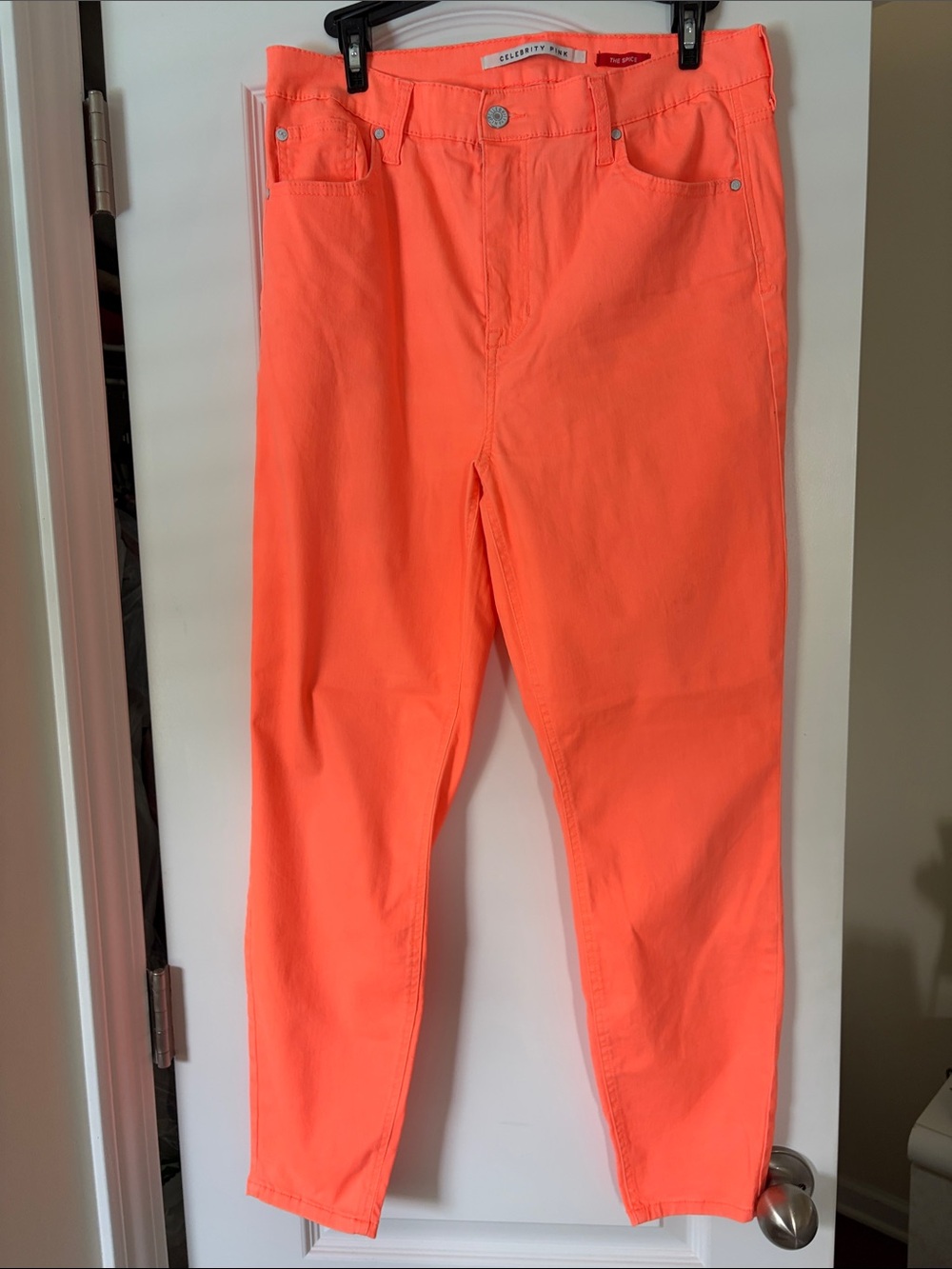 Celebrity Pink Neon Coral Ankle Jeans